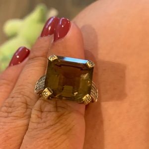 Brown Topaz Judith Ripka Ring